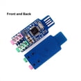 thumbnail image 5 of Módulo de Interfaz de Audio USB CM108 de 2 Piezas, Tarjeta de Sonido Externa Sin Controlador con ADC/ de 24 Bits y Conector Estéreo de 3,5 mm I2S., 5 of 5