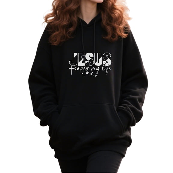 Christian Blessed Hoodie for Men Women, Faith Pullover Hooded Sweatshirt, Cozy Cotton Poly Blend, Inspirational Casual Outfit