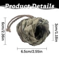 thumbnail image 3 of Wooden Hummingbird House, Outdoor Hanging Bird Nest for Garden, Natural Wood Bird Cage Decor for Hummingbirds, 3 of 6
