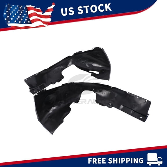 Front Inner Fender Liner Set for Hyundai Elantra 2019-2020 Front Inner Fender Splash Shield