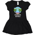 thumbnail image 3 of Inktastic Summer Vacation in the Dominican Republic Girls Baby Dress, 3 of 5
