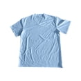 thumbnail image 3 of ZUKMRJPC Mens Short Sleeve T-Shirts V Neck Fashion Solid Color Summer Basic Tops Casual Loose Fit Sport Athletic Work Shirts, 3 of 7