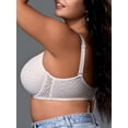 thumbnail image 2 of LJVOGUES Lace Bras for Women Full Coverage Underwire Bras Plus Size Lifting Lace Bra for Heavy Breast, 2 of 10