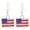 AT, variant on 4th of July Earrings American Flag Star Dangle Patriotic Earrings for Women Independence Day Jewelry Accessories