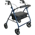 thumbnail image 1 of Probasics Rouleau Bariatrique en Aluminium Robuste avec Roues de 8 Pouces, Capacité de Charge de 400 Livres, Bleu, 1 of 4