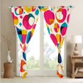 thumbnail image 3 of YST Modern Abstract Art Curtains Geometric Circle Triangle Blackout Curtains, Mid Century Artwork Curtains & Drapes Colorful Geometry Bedroom Curtains, Contemporary Fashion Window Treatments, 3 of 5