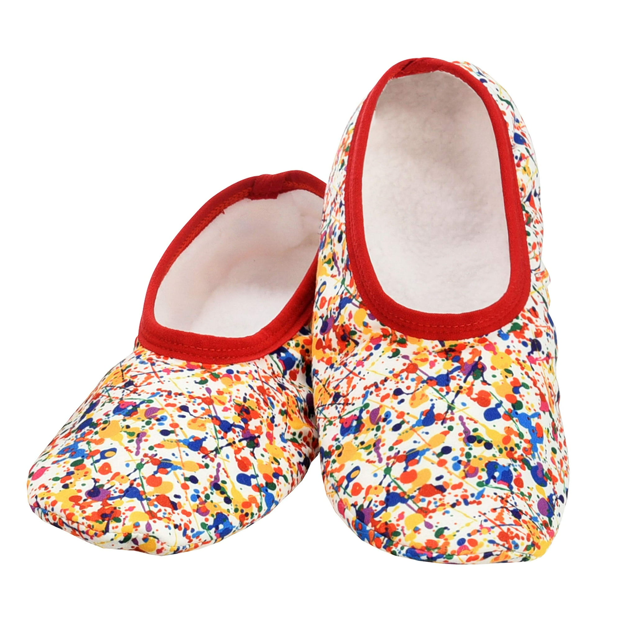 Snoozies chenille slippers clearance