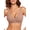 Leopard Light-coffee, variant on Women's Wireless Deep V Seamless Jelly Bra, Comfort Low Cut Push Up Plunge Bralette, Sizes S-3XL