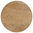 thumbnail image 3 of Elegant Designs HG2013-NBA Chef Kitchen Decorative 13.75" Round Wood Serving Tray w/ Handles, Natural Wood Bon Appetit, 3 of 7