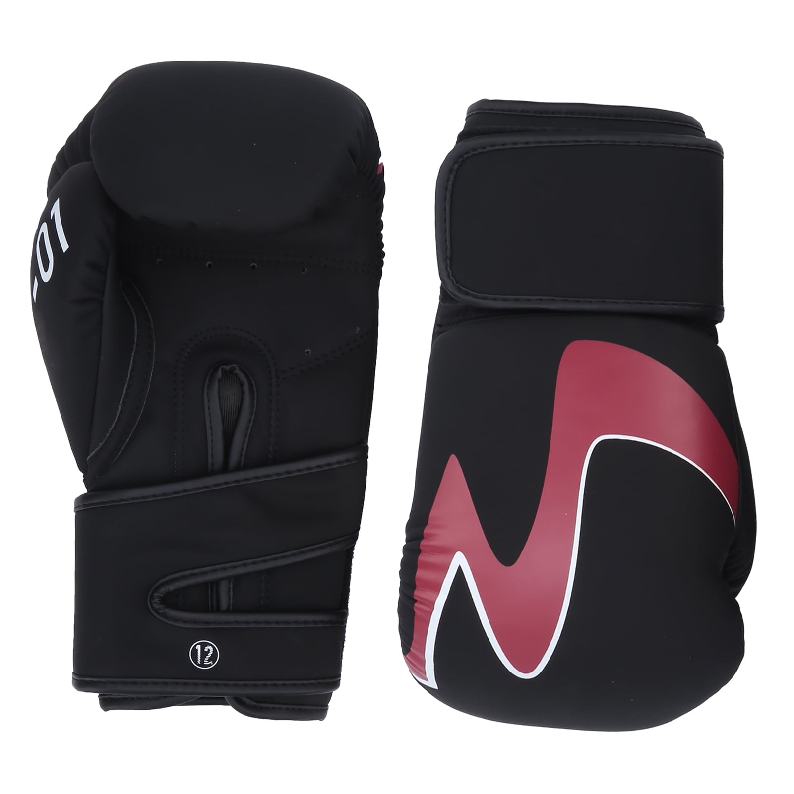 NFTIGB Pro Series Premium Boxing Gloves Unisex 12 oz (12 oz / 340 g) Training Sparring Heavy Bag Gear Red