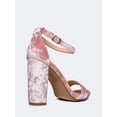 thumbnail image 3 of J.Adams Shirley Heels for Women - Ankle Strap High Heel Dressy Sandals - Comfortable Vegan Block Heels for Wedding, Party, Evening, and Prom, 3 of 4