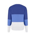 thumbnail image 3 of Olyvenn Stylish Womens Spring Sweaters Casual Long Sleeve Ribbed Knit Pullover V Neck Lightweight Crochet Pullover Sweater Top Blue 12, 3 of 5