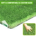 thumbnail image 3 of Fas Home Thick Artificial Grass Turf 12FTX43FT , 1.77 Inch Realistic Fake Grass Rug Outdoor Indoor with Drainage Holes, Artificial Lawn Carpet for Garden Landscape Balcony Patio Backyard, 3 of 8