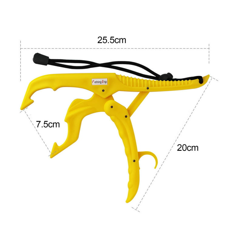 UDIYO Fishing Grip Set Anti-Slip Ergonomics Handle with T-Shaped Hook  Remover Plastic Floating Fishing Pliers Holder for Outdoor 