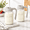 Beige-32.0 ounces-2, variant on Mason Jar Pitcher 2 32 Oz (1 Quart) Glwith Lid