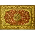 thumbnail image 1 of Ahgly Company Indoor Rectangle Medallion Yellow Traditional Area Rugs, 3' x 5', 1 of 4