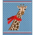thumbnail image 4 of Old Glory Mens Big Giraffe Scarf Ugly Christmas Sweater Long Sleeve T Shirt, 4 of 6