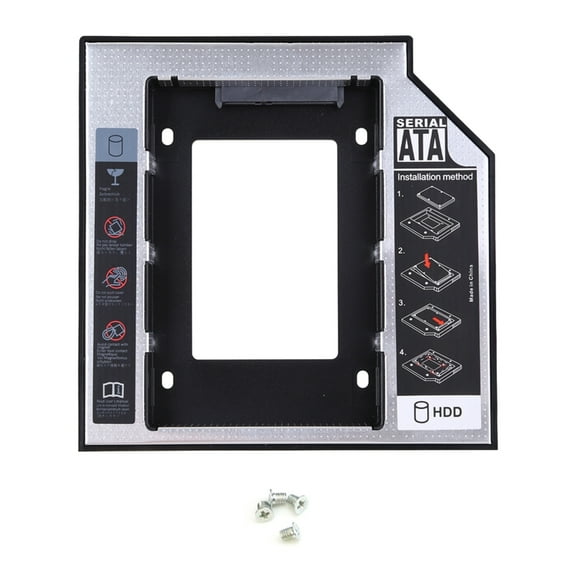 ZUARFY 12.7mm SATA 2nd HDD SSD Universal Hard Drive Caddy for CD DVD-ROM Optical Bay