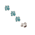 thumbnail image 1 of Valve Cap, Stylish Crystal Paw Tire Dust Cap, Auto Parts Lake blue, 1 of 7