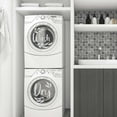thumbnail image 2 of Wash and Dry Stickers for Laundry Machines Vinyl Decal - Washer and Dryer Combo with Creative Gray Leaves Designs for Laundry Room - 10" x 10", 2 of 5