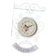 thumbnail image 5 of Reloj de pared europeo de doble cara, estilo estación de tren, creativo, clásico, de hierro y metal. Blanco, 5 of 9