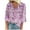 Purple, variant on Vekome Womens Short Sleeve Tops Casual Plus Size Shirts V Neck Tee Shirts Print Summer Pullover Tops Yellow M