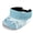Blue Ocean Wave, variant on HELLHERO American Floral Stripe Print Adjustable Sun Visor Hat, Polyester Fabric UV Protection Open Top Sun Visor Lightweight Sun Visor Cap for Unisex