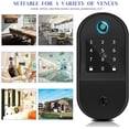 thumbnail image 5 of {Smart Deadbolt, Electronic Door Lock with Keypad}, Auto Lock for Home, Office, Hotel, Front/Exterior Door，Fingerprint Digital Smart Door Lock ,Keyless Deadbolt Works with App/Bluetooth, 5 of 7