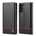 thumbnail image 2 of Carbon fiber PU leather case for Samsung S25 ultra S24 fe S23 plus S22 S21 A16 A25 A24 A14 A35 A34 A55 A54 A23 A53 A33 A15 A13 flip cover, 2 of 5