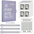 thumbnail image 4 of Gjaraj A5 Money Saving Challenge Binder, Shining Silver Printing, 4 of 8
