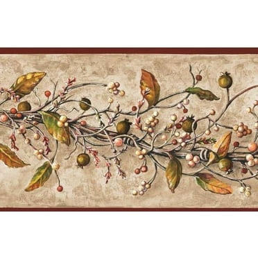 877478 Caroline Vine Wallpaper Border HK4669bd