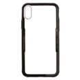 thumbnail image 2 of Estuche a prueba de choques de doble capa cubierta de cristal moderada clara a prueba de choques de la capa dual para el iphone x negro negro Magideal Estuche a prueba de choques de doble capa, 2 of 6