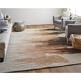 thumbnail image 4 of 12' X 15' Tan Brown and Orange Abstract Hand Tufted Area Rug, 4 of 7