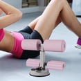 thumbnail image 3 of Portable Nordic Hamstring Correa Acolchada Tobillo Bar Equipo auxiliar Ejercicio abdominal para gimnasio Fitness Entrenamiento Equipo , Rosado Soledad Incorporarse, 3 of 7