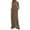 Brown, variant on Kmdttou Clearance Under 5$! Women's Printed Jumpsuit Casual Button Pocket Sleeveless Wide Leg Trousers on Clearance!