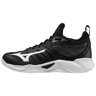 Mizuno Men's Wave Tornado 8 Volleyball Shoe, Black/White, 15 D US