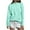 Green, variant on WRKEKC Women's Heart Print Crewneck Knit Pullover Sweater Long Sleeve Casual Loose Fit Cozy Valentine Tops Womens Sweater