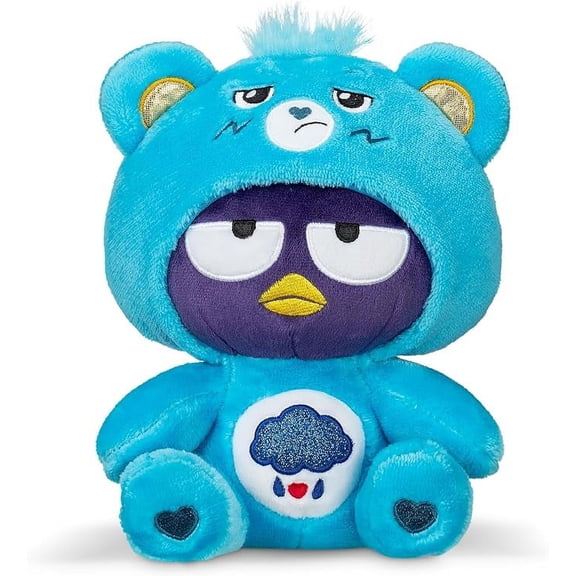 Care Bears - Badtz-Maru Dressed As Grumpy Bear 8" Fun-Size Plush, Blue - Soft, Huggable Bestie! – Good for Girls and Boys, Employees, Collectors, Ages 4