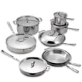 thumbnail image 1 of All-Clad Ensemble de Batterie de Cuisine en Cuivre de 14 Pièces, 1 of 2