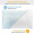 thumbnail image 4 of Cooling Bed Pillows for Sleeping，Memory Foam Pillows Luxury Extra Comfy Gel Pillows, 4 of 8