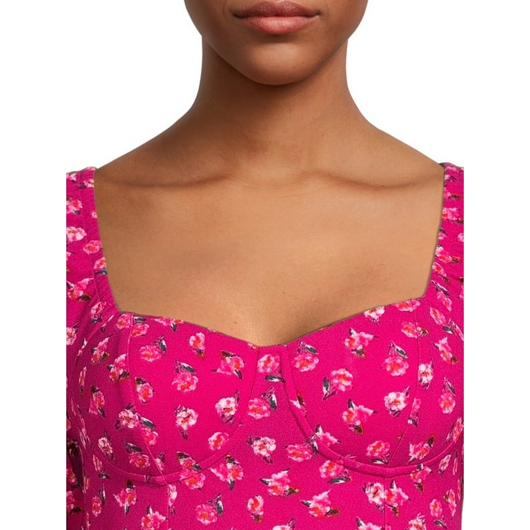 Womens floral skater dress cheap