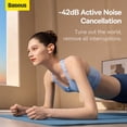 thumbnail image 5 of Baseus Active Noise Cancelling Earbuds Bluetooth 5.3 Wireless Earbuds App Customized Ear Buds, Airnora 2, Orange, 5 of 17