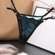 thumbnail image 1 of Lace Tiny Thong Women See-Through Sexy Lingerie Low Waist Briefs Hollow Out G-String Breathable Cotton Crotch Underwear, 1 of 5