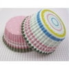 meri meri cupcake cases, stripes and polka dot - pink