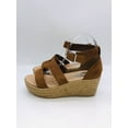 thumbnail image 4 of Refresh Women's Melrose Strappy Espadrille Wedge Sandal Tan US 8M, 4 of 11