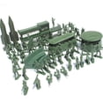 thumbnail image 1 of 56pcs Military Missile Base Model Playset Toy Soldier Green 5cm Figure Army Men, 1 of 6