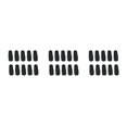 thumbnail image 4 of Wisewang 10 Pieces Bike Tire Caps Tyre Accessory Dustproof Cover Parts Valve Shell Solid Color Rim Stem Covers for Replacement Black 3Set, 4 of 6