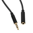 thumbnail image 3 of unbranded Cable Para Extensión De Auriculares Negro Con Transmisión De Sonido Clara Y Duradera, 3 of 6