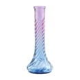 thumbnail image 2 of PSVFUJZ Small Mouth Glass Vase,Transparent Ribbed Hydroponic Foliage Container Decorative Tabletop Floral Arrangement Holder for Home Living Room Dining Table Office and Shelf Decor Use, 2 of 6