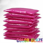 10 Pink Color Powder Packets
